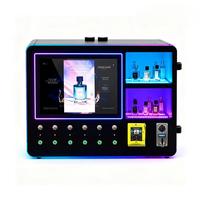 Mesin Penjual Parfum Pintar 6 Aroma Layar Sentuh 15 Inci Pendingin Kompresor Pemantauan Jarak Jauh Desktop Dinding 6-Nozzle