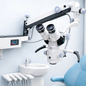 Microscope d'exploitation dentaire portable pour les procédures chirurgicales endodontiques 3 5 étapes grossissement métal électrique pour studio dentaire - Product Image 1
