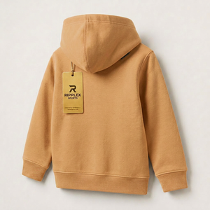 Sweat à capuche d'hiver tendance pour enfants, coutures de qualité supérieure, doux, 100% coton polaire, imperméable, respirant, coupe confortable pour garçons et filles - Product Image 5