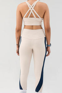 CUSTOMIZE 100% Quality Legging Bra 2 Piece Set with Zippers Custom Made Option Available High Quality PAKISTANI Product - Product Image 2