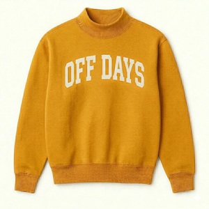 Trendy Street Mockneck Sweatshirt Oversized Cotton Fleece Pullover Warm Winter Casual Streetwear Fashion <b>Top</b> - Product Image 1