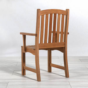 Sillón Tradicional de Madera de Teca con Estructura Resistente, Ideal para Comedores al Aire Libre, Restaurantes y Resorts - Product Image 5