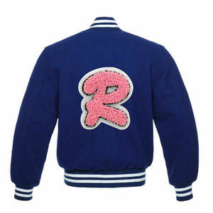 แจ็คเก็ตวาร์ซิตี้ผู้ชายทรงเข้ารูป แจ็คเก็ตวาร์ซิตี้ผ้าฝ้ายขายส่ง แฟชั่นคุณภาพสูง แจ็คเก็ตสปอร์ตคลาสสิกสไตล์ลำลองแนวสตรีทแวร์ - Product Image 2