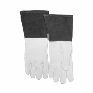 Gants de soudage TIG en cuir de chèvre et de vache, résistants aux flammes, pour la protection des mains, pour la construction et la lutte contre les incendies - Product Image 6