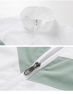 ชุดเซ็ตวอร์มลำลองผู้ชาย ผ้าไนลอนกันลม เป็นมิตรกับสิ่งแวดล้อม แบบมีซิป พิมพ์ลายทอ  ไซส์ใหญ่พิเศษ ชุด 2 ชิ้น  รับสั่งทำ - Product Image 6