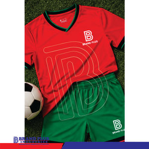 Maillot de football unisexe Brand Plus, ensemble de football, uniformes pour adultes, tenue d'entraînement personnalisée, nom et numéro imprimés numériquement, 100% polyester - Product Image 6