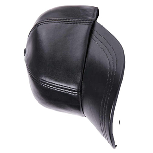 Casquette de sport unisexe en cuir de chèvre 100% avec logo personnalisé, 6 panneaux, nouvelle conception, respirante, imperméable et réglable, OEM - Product Image 5