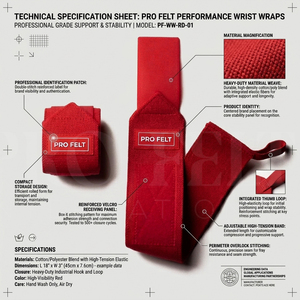 Custom Red Color Plain <b>Blank</b> Wrist Wraps for Weightlifting Training Support Adjustable Heavy Duty Gym Fitness Powerlifting Strap - Product Image 2