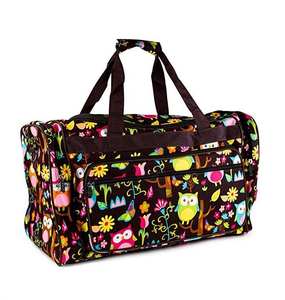 Bolsa Deportiva con Diseño de Búho Colorido, Resistente al Agua, para Viajes de Fin de Semana, con Múltiples Bolsillos, para Mujeres y Niños - Product Image 5