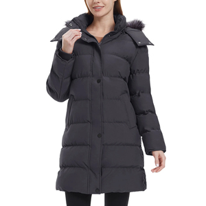 Professional Thermal Waterproof <b>Womens</b> <b>Parka</b> Coat With Fur Trim Hood Customizable Zipper Logo Autumn Jacket Wholesale OEM ODM - Product Image 2