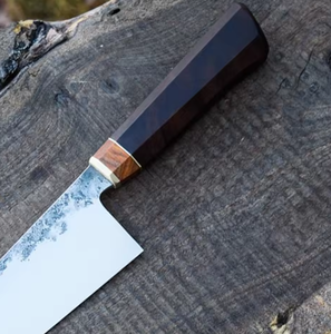 Cuchillos LEGACY BLADES, Cuchillo de Chef Forjado a Mano, Acero con Alto Contenido de Carbono, Estilo Japonés, Mango de Madera Hecho a Mano, Venta al Por Mayor OEM para Cocina - Product Image 3