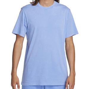 Unisex Verano 2025 Manga corta 100% Poliéster/Algodón Peso pesado Básico Liso Camisetas en blanco - Product Image 1