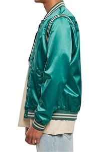 Hot Sale Satin Varsity <b>Jacket</b> Customized Color Embroidered <b>Patch</b> Plus Size Waterproof Feature Letternman Style - Product Image 5