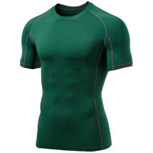 Camiseta Deportiva de Compresión para Hombre, Manga Corta, Secado Rápido, Poliéster, Spandex, Elastano, Ajustada, Superventas - Product Image 5