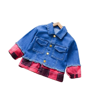 Chaquetas de Mezclilla para Niños y Niñas, Chaqueta de Mezclilla a Cuadros Unisex para Bebés y Niños Pequeños - Product Image 6