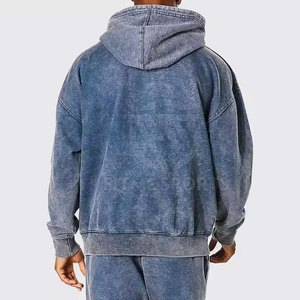 Sudaderas con Capucha de Algodón 100% Fabricadas en Pakistán, Lavado Ácido, Ropa Casual, Logotipo Personalizado, Forro Polar Impermeable - Product Image 2