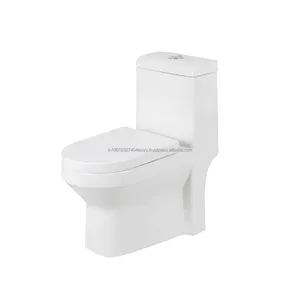 Hot Sale Eendelig Wc Wit Nieuw Badkamer Sanitair Rond S Trap Een Stuk Toilet Commode Keramische Wc Toiletpot