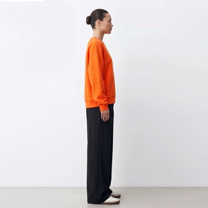Wide Legs Trouser <b>Drop</b> Shoulder T Shirt Tracksuits Women Baggy Summer Style Fashion T Shirts Track Suit Ladies Long Sleeve Tee - Product Image 3