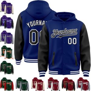 Customizable Adult Teens Kids Baseball Football Varsity Bomber <b>Jacket</b> Personalized Hoodies <b>Jersey</b> XS XL Direct ODM Fanscustom - Product Image 2