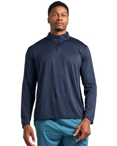 Pull-over athlétique personnalisé pour hommes avec fermeture éclair à manches longues Sweat-shirt de performance pour vêtements de sport et pulls et pulls de sport - Product Image 2