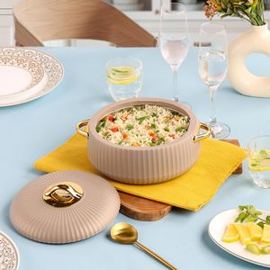 Ensemble de casseroles en acier inoxydable de qualité supérieure avec boîte isotherme Thermosteel, lot de 3 pour salades, currys et riz, idéal pour la maison - Product Image 6