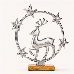 Escultura Navideña para Mesa, Adorable Figura Decorativa para el Hogar en Invierno, para Comedores, Estantes, Consolas y Eventos Festivos - Product Image 6