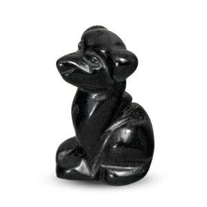 Hand Carved Black Onyx <b>Dog</b> <b>Figurine</b> High Quality Customized Color Unique Collectors Gift Idea Marble Animal Decor Animal - Product Image 1