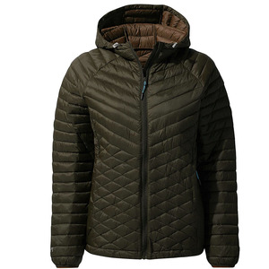 Chaqueta Acolchada con Capucha para Hombre, Cierre Frontal con Cremallera, Color Negro Sólido, Abrigo de Invierno, Acolchado, Resistente al Viento, Corte Ajustado, Relleno de Poliéster - Product Image 2