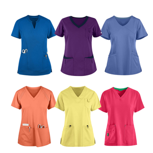 OFERTA ESPECIAL Top shirt Medical Scrubs ropa de hospital diseño personalizado para mujeres de Saomai FMF VN uniforme de fábrica-LOW MOQ - Product Image 6