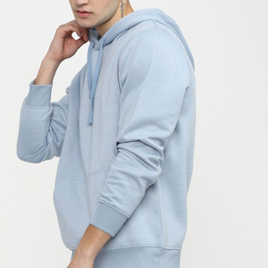 Sweat à capuche thermique pour homme, 100% coton de haute qualité, épais, imperméable, coupe oversize, fermeture éclair frontale, logo personnalisé, faible MOQ - Product Image 3