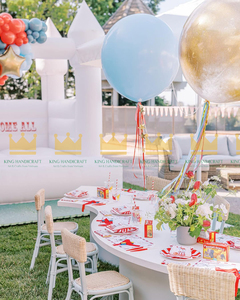Chaise pour enfants en rotin artisanale pour la location lors de fêtes, mariages, anniversaires, festivals et la décoration d'événements professionnels - Product Image 6