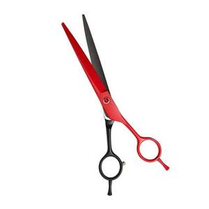 Ciseaux de coiffure professionnels en acier inoxydable pour droitiers avec manche long pour usage domestique, outil de qualité pour salon de coiffure à prix abordable - Product Image 3