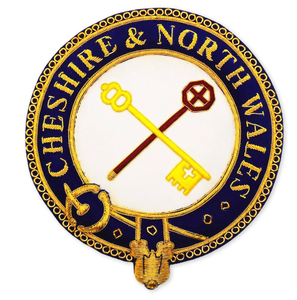 Insignia Masónica de Lujo Bordada a Mano con Hilo Metálico del Gran Priorado de los Caballeros de Malta, Parche Cosido Personalizado OEM - Product Image 4