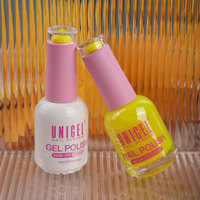 Fabricants, fournisseur d'ongles, conceptions exclusives, personnaliser la marque Pastel Collection, vernis à ongles en gel 2 en 1 assorti