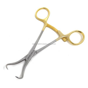 Pinzas de reducción ósea de grado médico de 5.5 pulgadas con puntas curvas y puntiagudas, instrumento quirúrgico ortopédico de acero inoxidable duradero con certificación CE ISO - Product Image 5