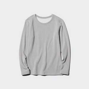 เสื้อยืดแขนยาวผู้หญิงสีดำลำลองถักนิตติ้งผ้าฝ้าย 100% ทรงพอดีตัว คอกลม ขายส่ง รับผลิตตามสั่ง แบรนด์ส่วนตัว OEM ODM - Product Image 1