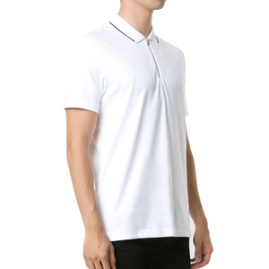 Top Quality <b>Half</b> Zipper Men Polo t <b>Shirts</b> Spring Summer Short Sleeve Polo T <b>Shirt</b> 100 Cotton Men Short Sleeve Men's <b>Shirts</b> - Product Image 2