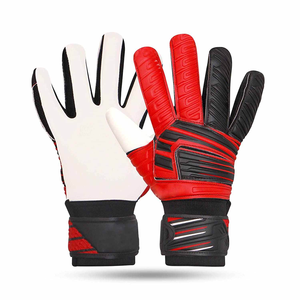 Gants de gardien de but de football, designs et logo personnalisés, cuir pakistanais, gants de sport d'extérieur, protection antidérapante - Product Image 1