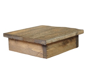 Mango Wood Square <b>Cake</b> <b>Stand</b> Wedding Decor Wooden Riser Box Tray Cupcake Baby Bridal Shower Table <b>Set</b> for birthday party event - Product Image 1