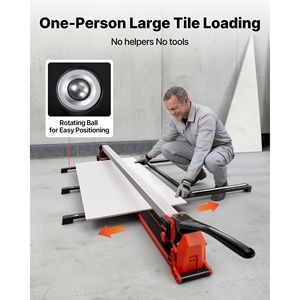Tagliapiastrelle Manuale da 63 Pollici con Guida di Allineamento di Precisione e Supporto per Ruota di Taglio in Carburo di Tungsteno - Product Image 3