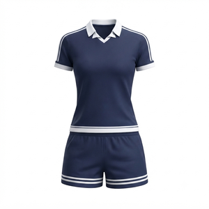 High Waist Wideband Solid 2 1 Shorts Tennis Golf Elastic Pickleball Spandex/Cotton Skinny Fit Summer Eco-Friendly <b>Set</b> Women's - Product Image 3