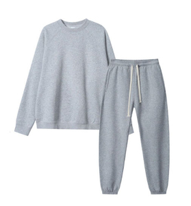Mens Trendy Tracksuit Set Cotton Fleece Hoodie And Joggers Full Zip Custom Casual Sportswear - Product Image 3
