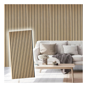 Panneaux acoustiques flexibles insonorisants en fibre de polyester PET à 100 %, pour usage domestique, plafond incurvé, décoration murale, meubles, appartements, MDF - Product Image 3