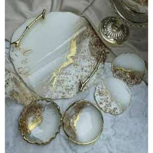 Bandeja de Servicio de Resina de Primera Calidad al por Mayor con Asas, Ecológica, para Servir Alimentos, Desayuno, Café, Té y Uso en Restaurantes - Product Image 5