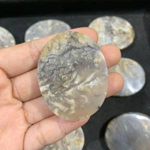 Pierre de palmier en dendrite de tigre naturelle en gros, plate, 35×45×7 mm, cristal de guérison pour la méditation et le Reiki - Product Image 2