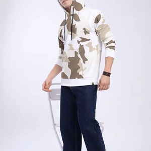 Sudadera con Capucha de Camuflaje para Hombre, de Forro Polar, con Patrón Sólido, de Secado Rápido, Transpirable, Informal para Otoño - Product Image 6