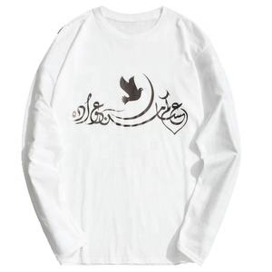 Camiseta de manga larga para hombre con caída de hombro de talla grande, Camiseta de algodón 100 de peso pesado promocional más vendida 2025 - Product Image 5