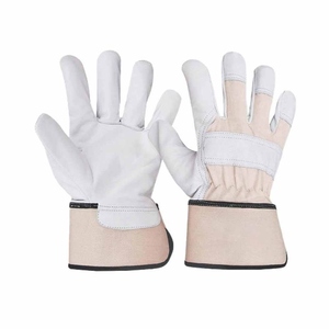 Guantes de Trabajo de Cuero de Oveja Resistentes para Seguridad Industrial, Resistentes al Calor y a las Chispas, Guantes de Construcción para el Hogar - Product Image 5