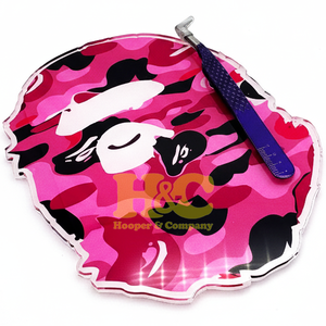 Customized Acrylic Lash <b>Tile</b> Eco-Friendly Durable Lash Tweezer Holder Magnet Customized Logo <b>Tile</b> Solid Beauty Tool Multi-Shape - Product Image 3