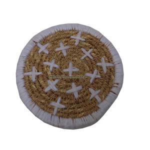 เสื่อหวายขายส่งคุณภาพดีที่สุดในรูปทรงวงกลมสําหรับรับประทานอาหารในครัวเป็นครั้งคราวและในบ้าน - Product Image 1